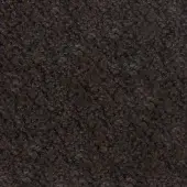 Brown looped pile fabric texture with mottled tones, gray and taupe threads, labeled “bross orsetto col. 98” along the bottom edge.